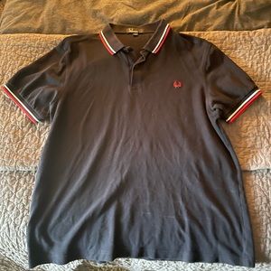 Fred Perry - Black with Red/White Size L